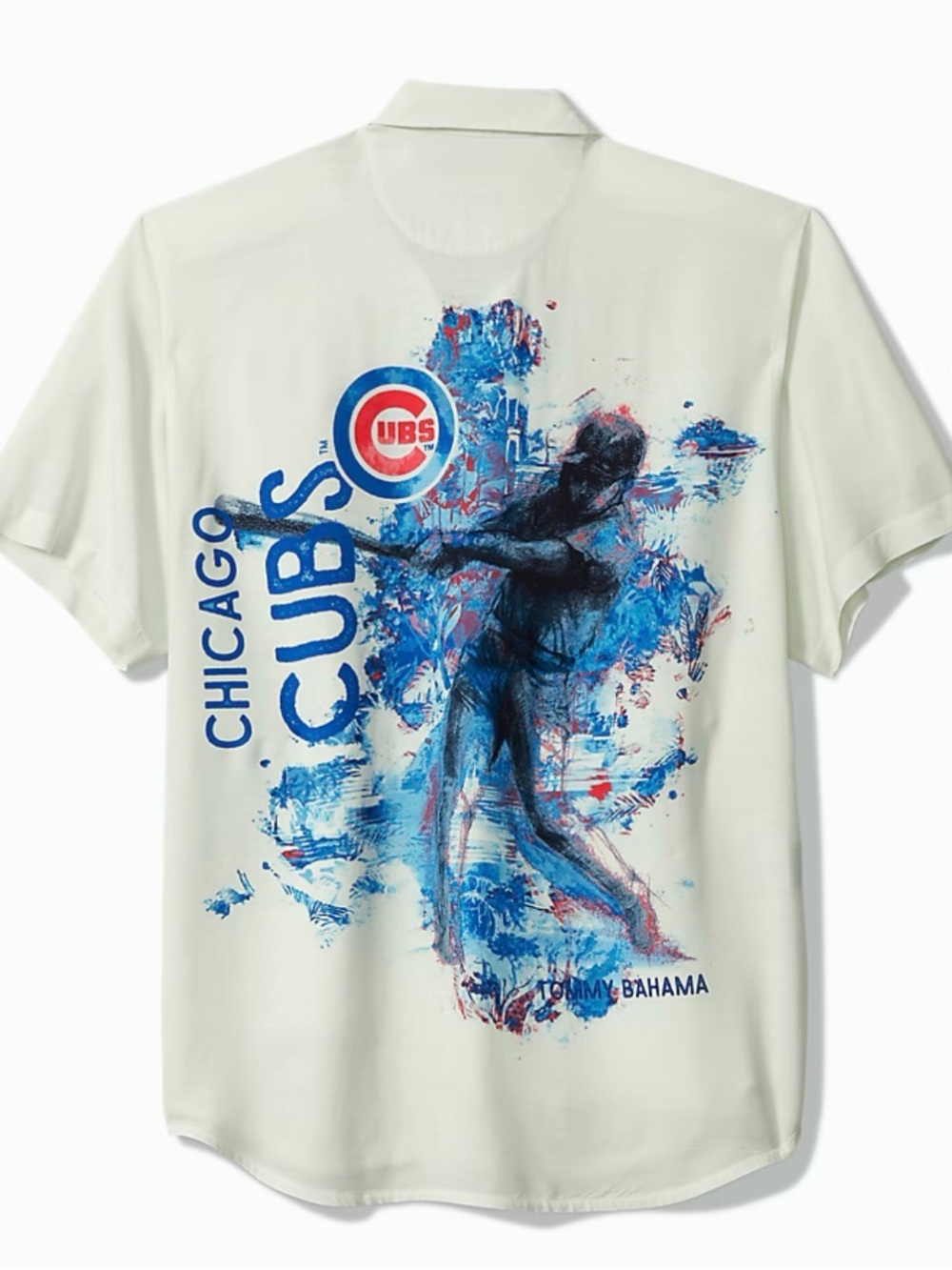 Tommy Bahama MLB Chicago Cubs Veracruz Cay Button Up Size Large Shirt New